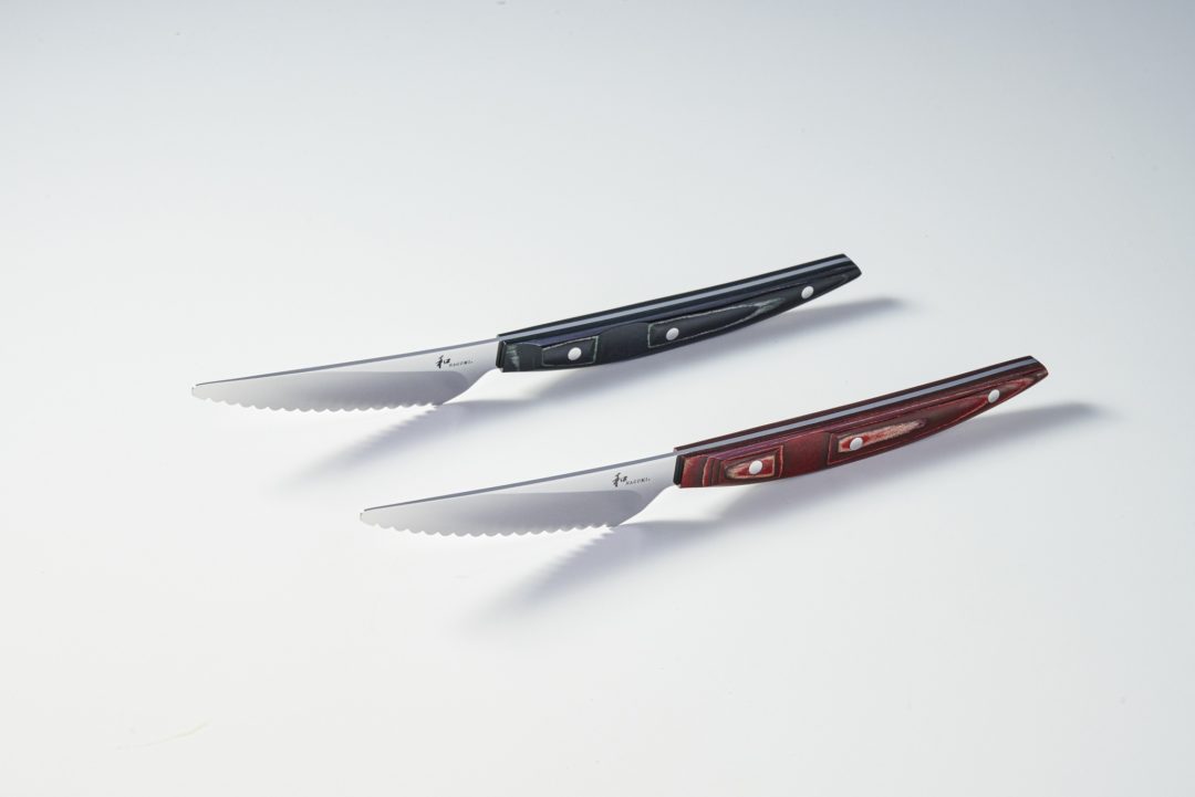 三星刃物の包丁ブランド「和 NAGOMI」でステーキナイフ販売　刃先サイズと研削にこだわり
